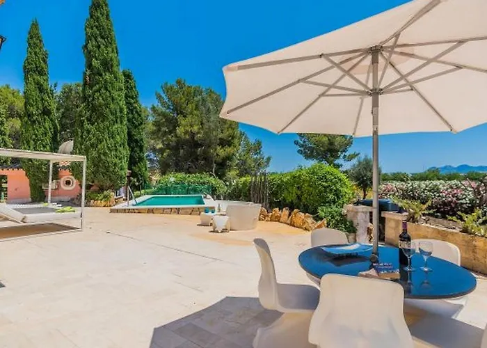Villa With Private Mountain Ideal Runners Trailers Near Beach Approx 5 Min Walking Beach,Property Belong Puerto Pollensa Villas And Apartments