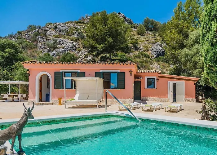 Villa With Private Mountain Ideal Runners Trailers Near Beach Approx 5 Min Walking Beach,Property Belong Puerto Pollensa Villas And Apartments